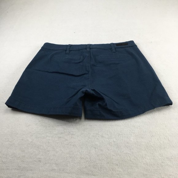 Kut Womens Shorts Blue 8 Mid Rise Casual 4.5 Inch Inseam Outdoor Pockets Comfort - Picture 2 of 8